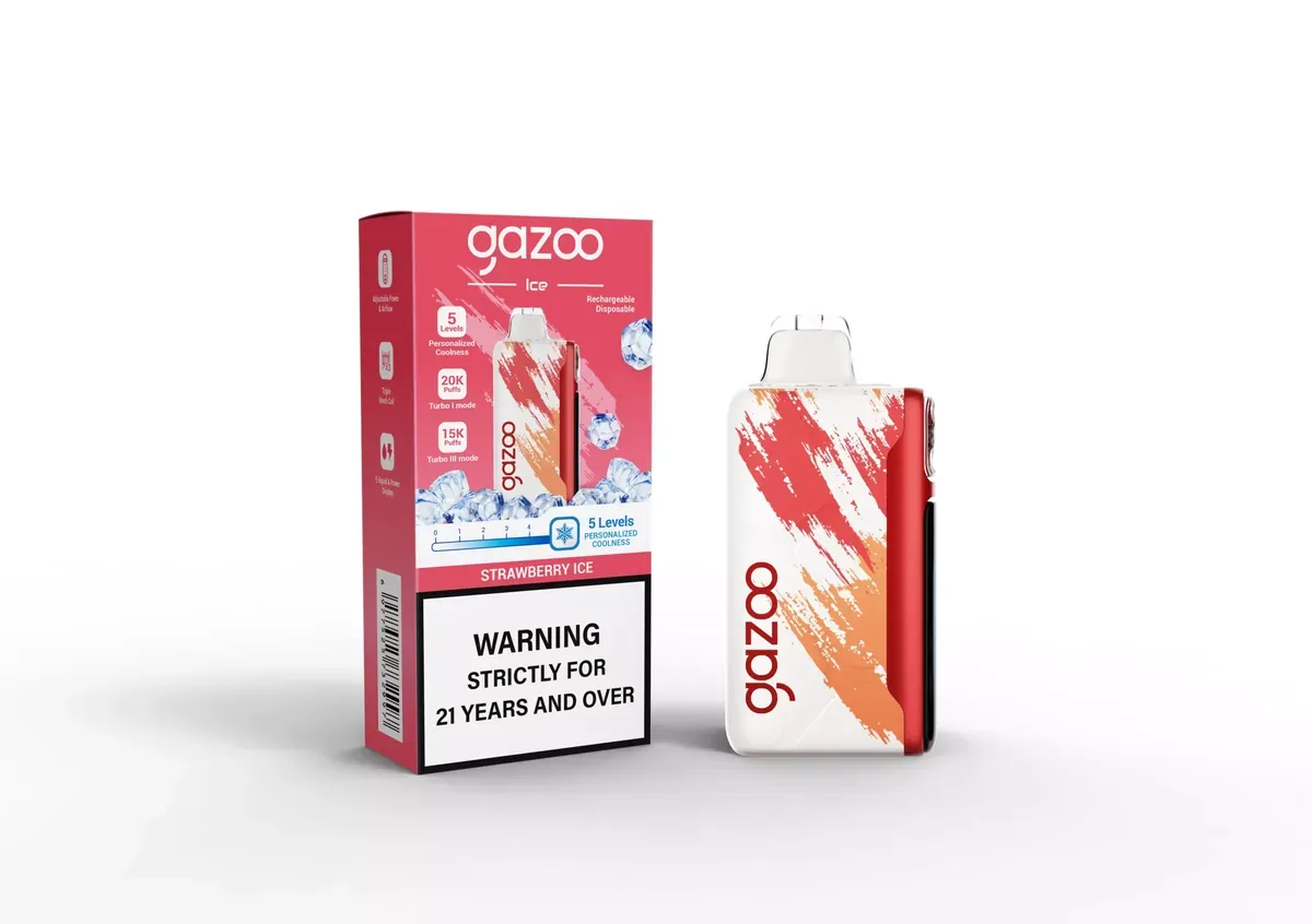 GAZOO ICE 20000 Puffs - Strawberry Ice disposable vape Australia