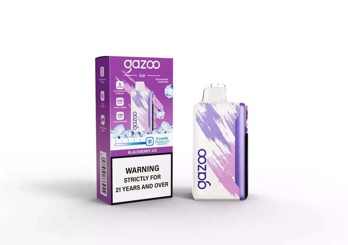 GAZOO ICE 20000 Puffs - Blackberry Ice disposable vape Australia