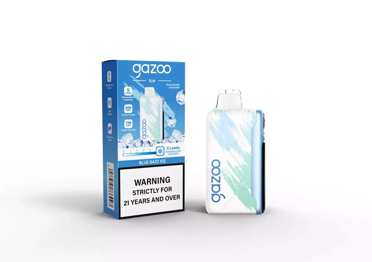 GAZOO ICE 20000 Puffs - Blue Razz Ice disposable vape Australia