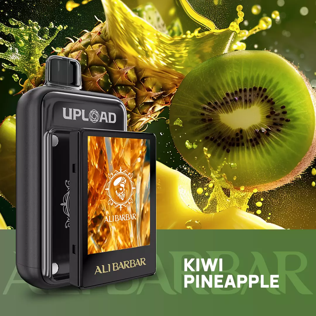 ALIBARBAR UPLOAD 25000 PUFFS - Kiwi Pineapple disposable vape Australia