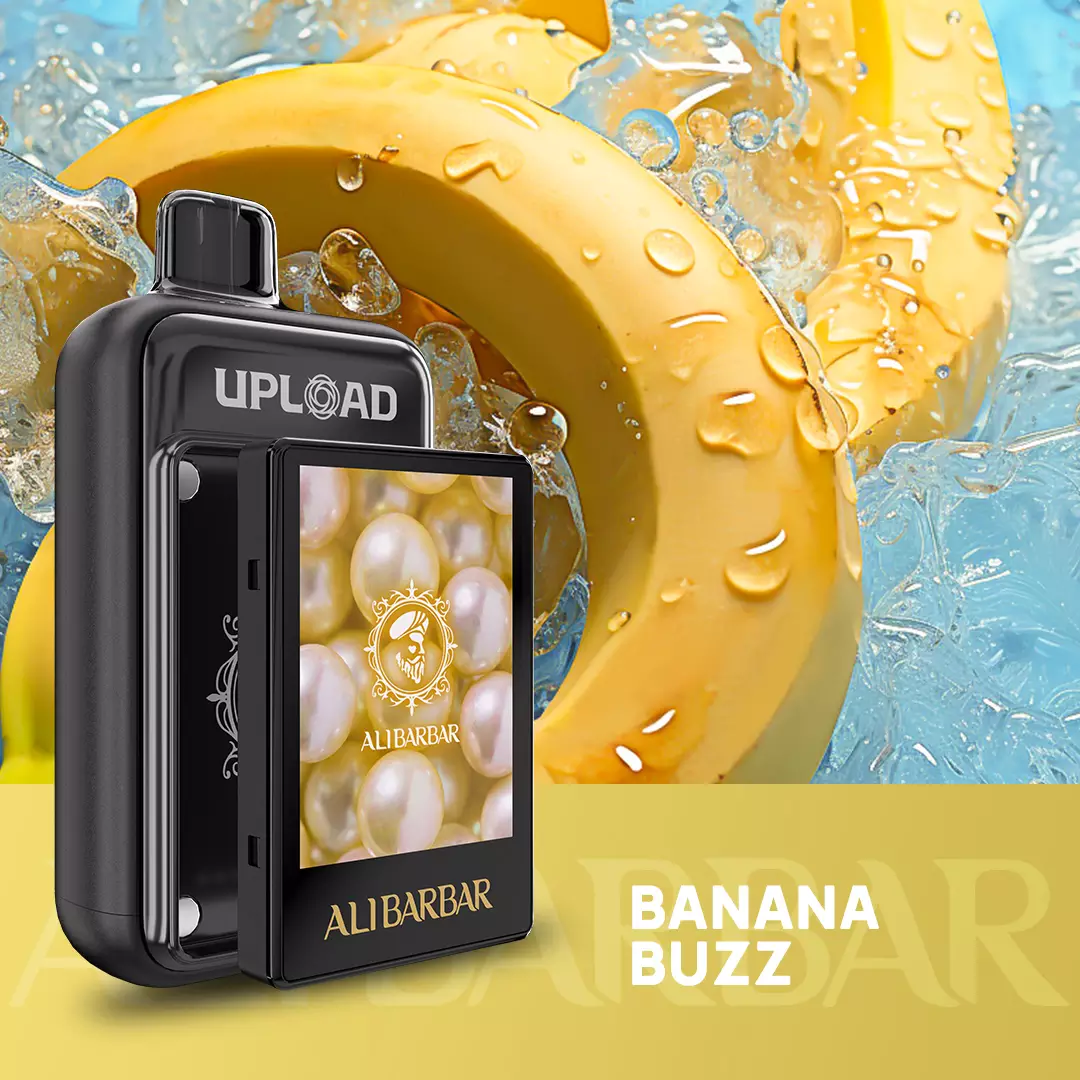 ALIBARBAR UPLOAD 25000 PUFFS - Banana Buzz disposable vape Australia