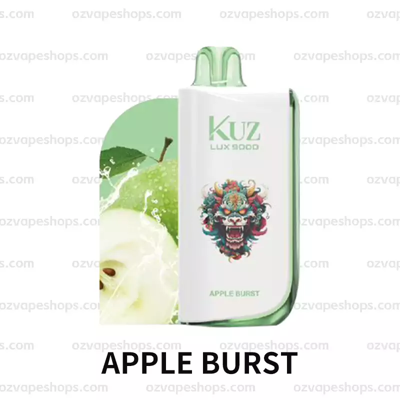 KUZ Ultra 9000 Puffs - APPLE BURST disposable vape Australia