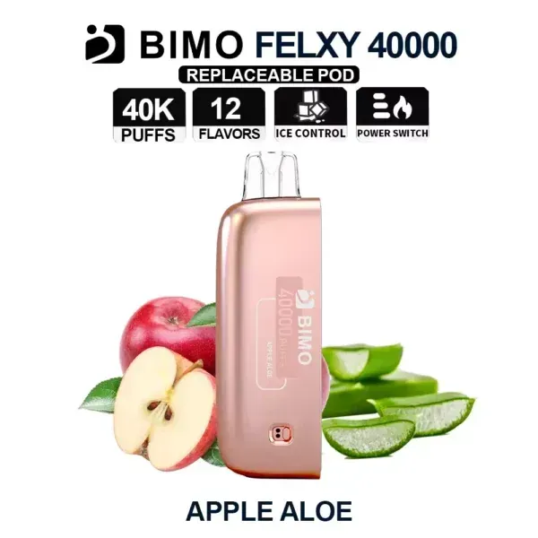 Bimo Felxy 40000 Pod Apple Aloe Puffs Australia
