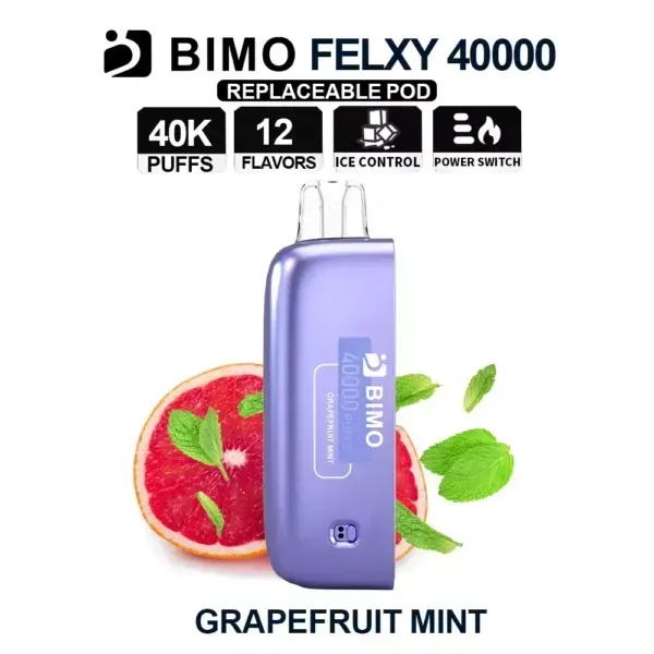 Bimo Felxy 40000 Pod Grapefruit Mint Puffs Australia