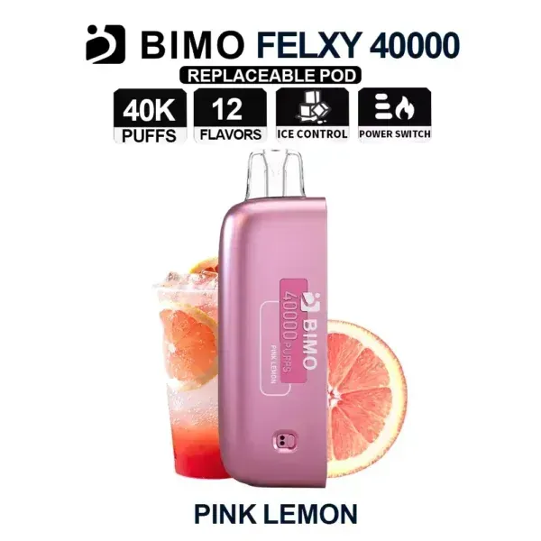Bimo Felxy 40000 Pod Pink Lemon Puffs Australia