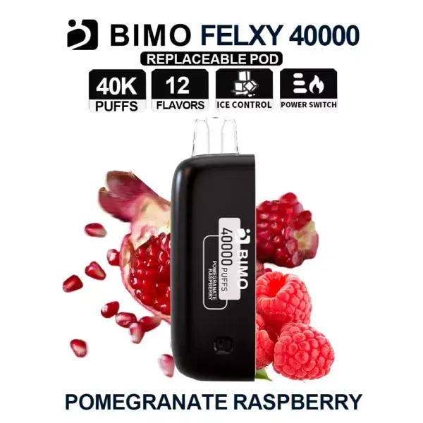 Bimo Felxy 40000 Pod Pomegranate Raspberry