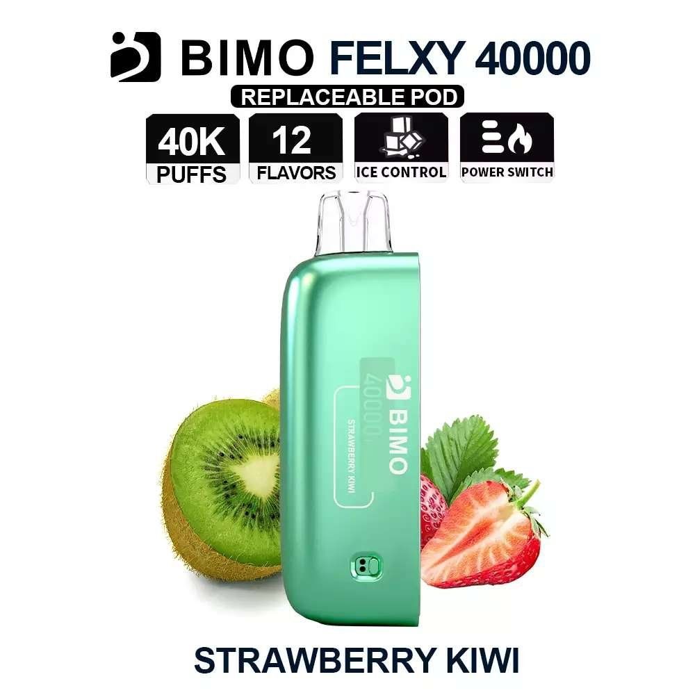 Bimo Felxy 40000 Pod Strawberry Kiwi Puffs Australia