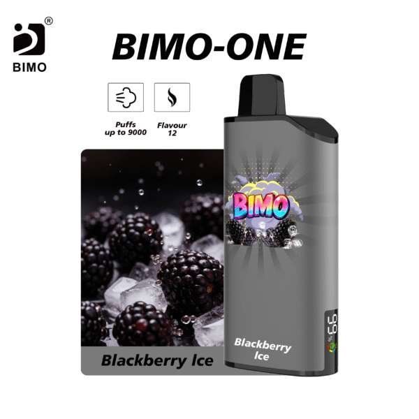 Bimo ONE 9000 Blackberry lce Puffs disposable vape Australia