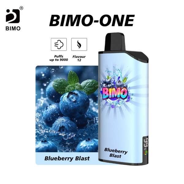 Bimo ONE 9000 Blueberry Blast Puffs disposable vape Australia