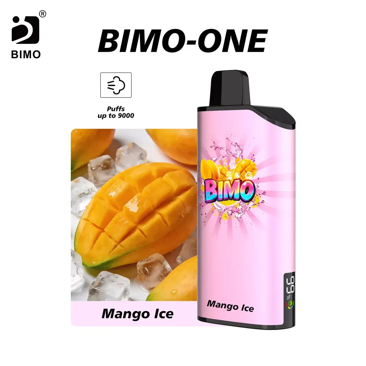 BIMO ONE 9000 Puffs - Mango Ice disposable vape Australia