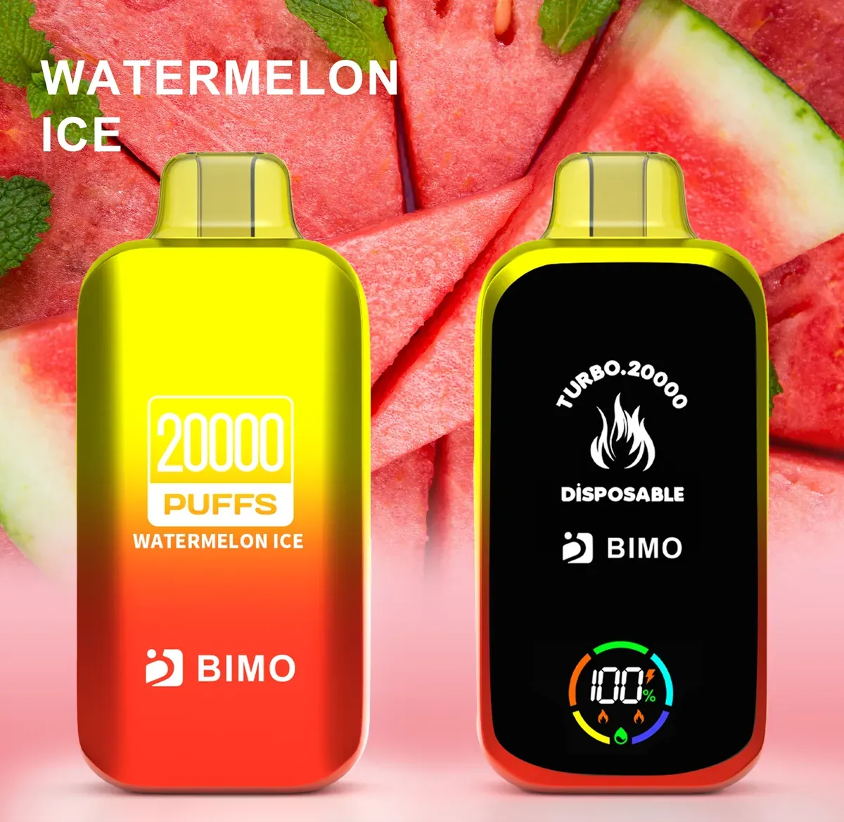 BIMO Turbo 20000 Puffs - Watermelon Ice disposable vape Australia