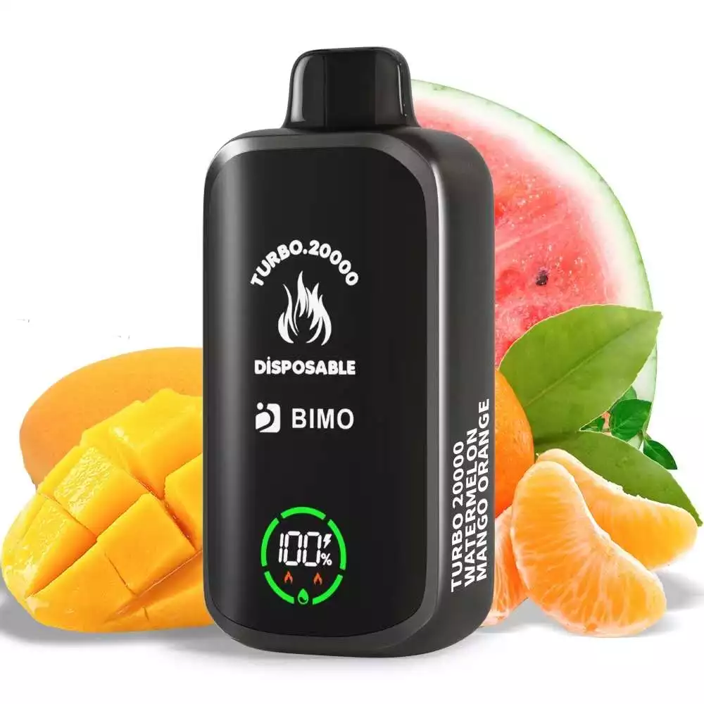 BIMO Turbo 20000 Puffs - Watermelon Mango Orange disposable vape Australia