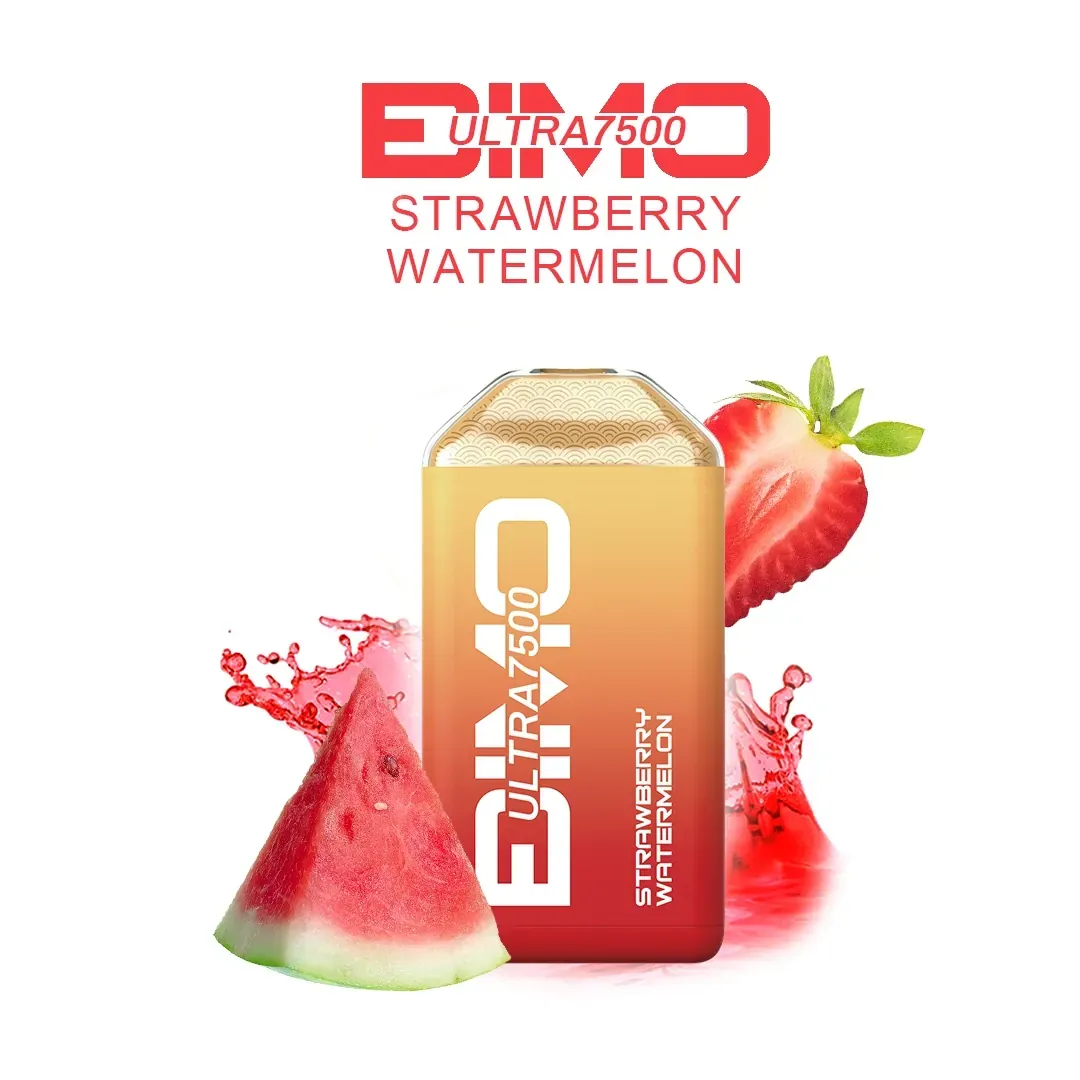 BIMO Ultra 7500 Puffs - Strawberry Watermelon disposable vape Australia