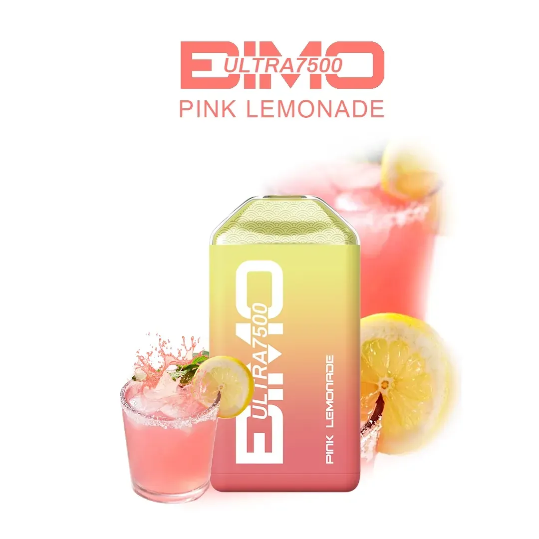 BIMO Ultra 7500 Puffs - Pink lemonade disposable vape Australia
