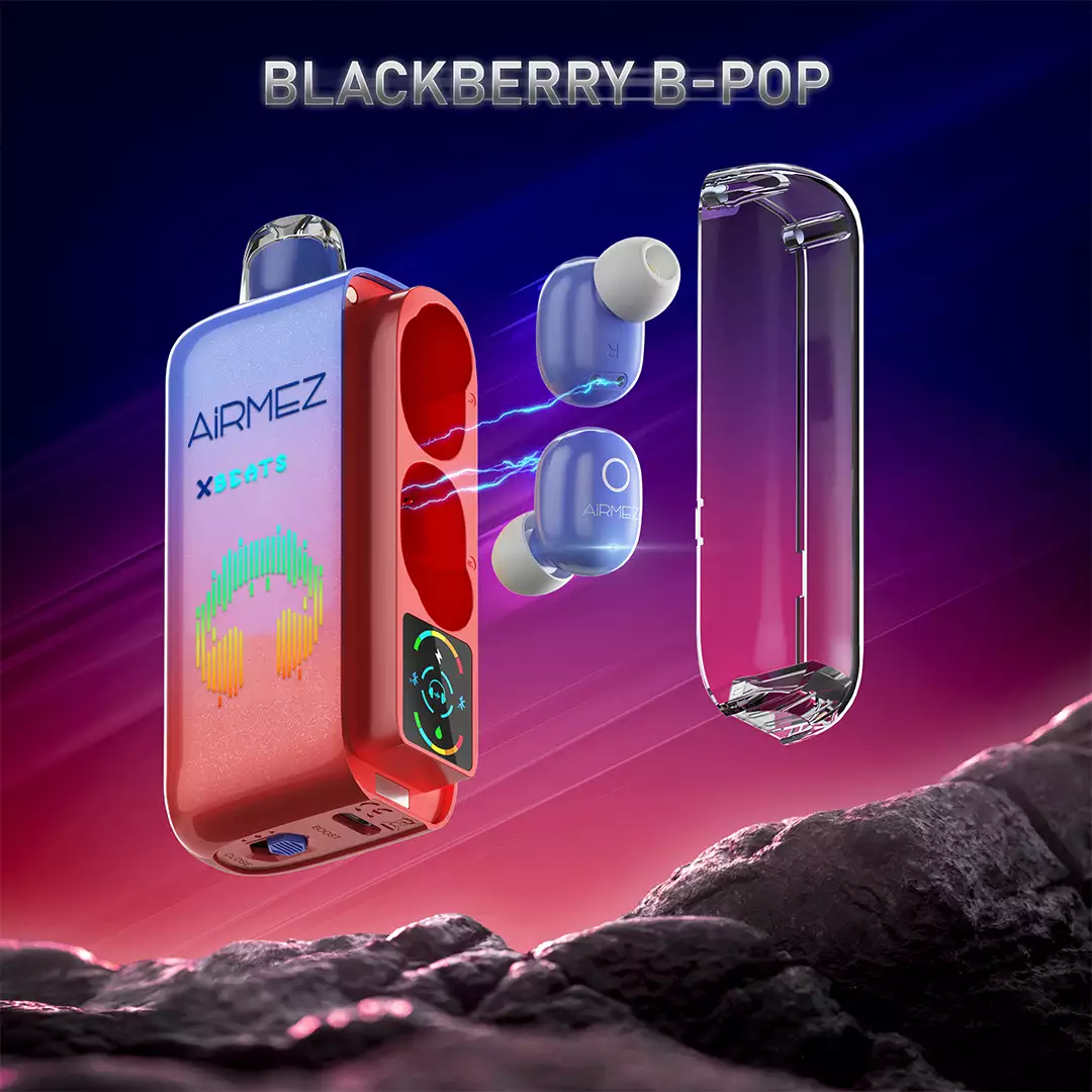 Airmez Xbeats 40000 Puffs - Blackberry B-Pop disposable vape Australia