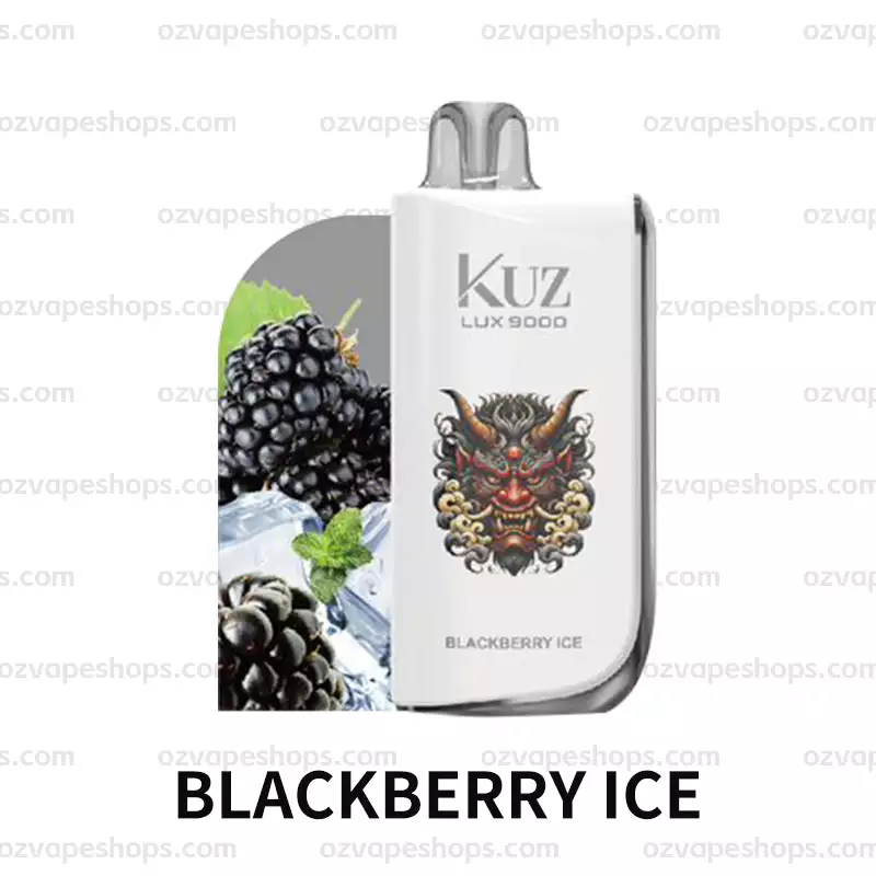 KUZ Ultra 9000 Puffs - BLACKBERRY ICE disposable vape Australia