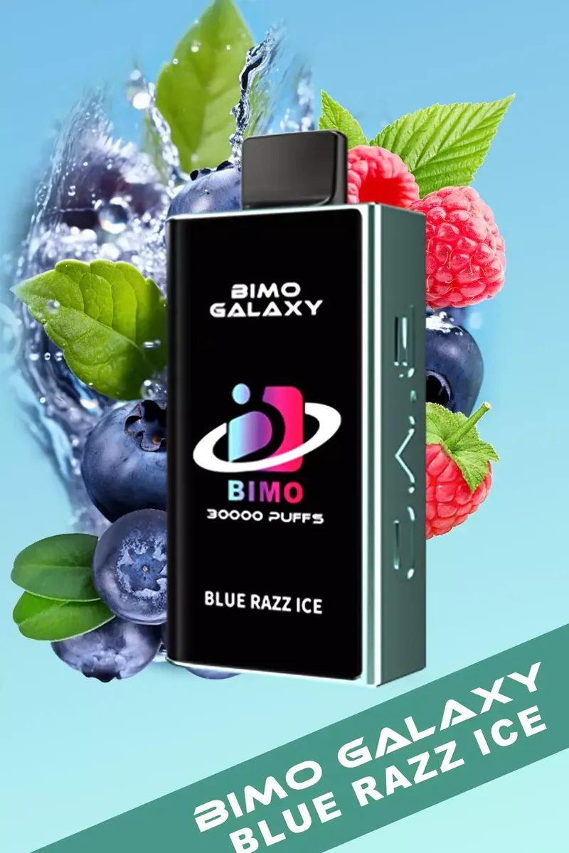 BIMO Galaxy 30000 Puffs - Blue Razz Ice disposable vape Australia