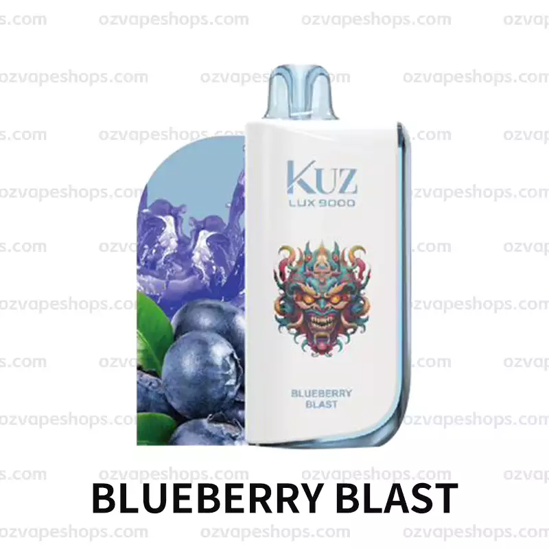 KUZ Ultra 9000 Puffs - BLUEBERRY BLAST disposable vape Australia