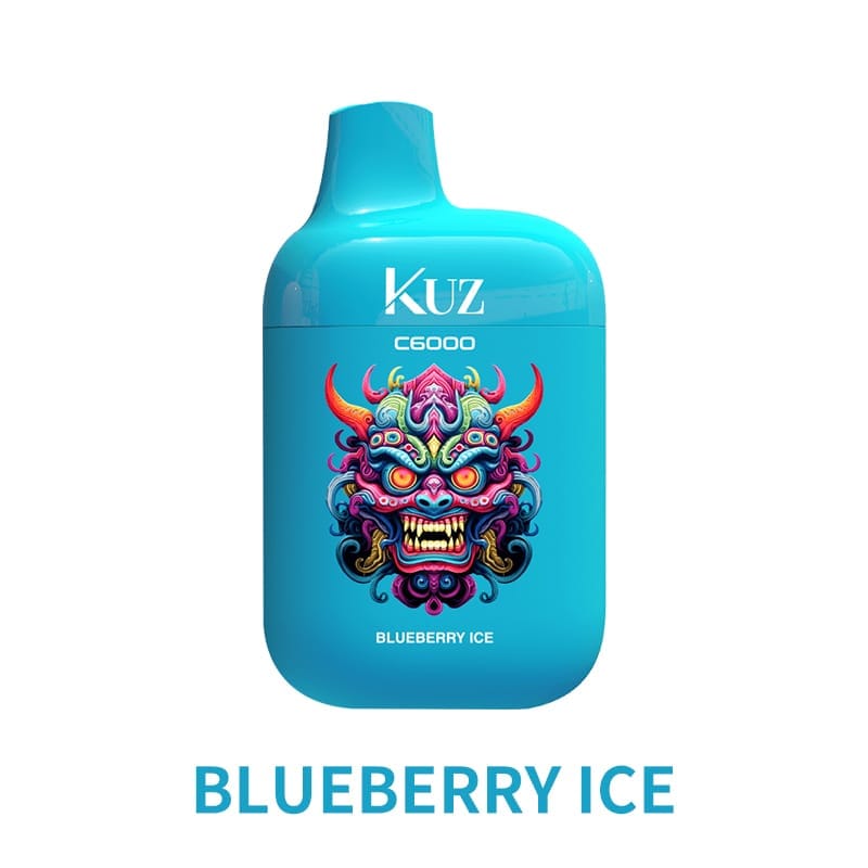 KUZ C6000 PUFFS - BLUEBERRY ICE disposable vape Australia
