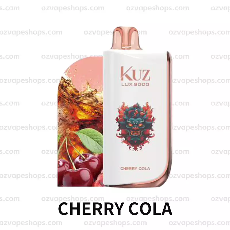 KUZ Ultra 9000 Puffs - CHERRY COLA disposable vape Australia