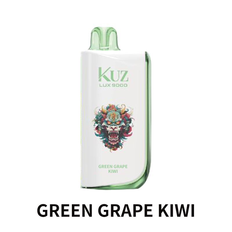 KUZ Ultra 9000 Puffs - GREEN GRAPE KIWI disposable vape Australia