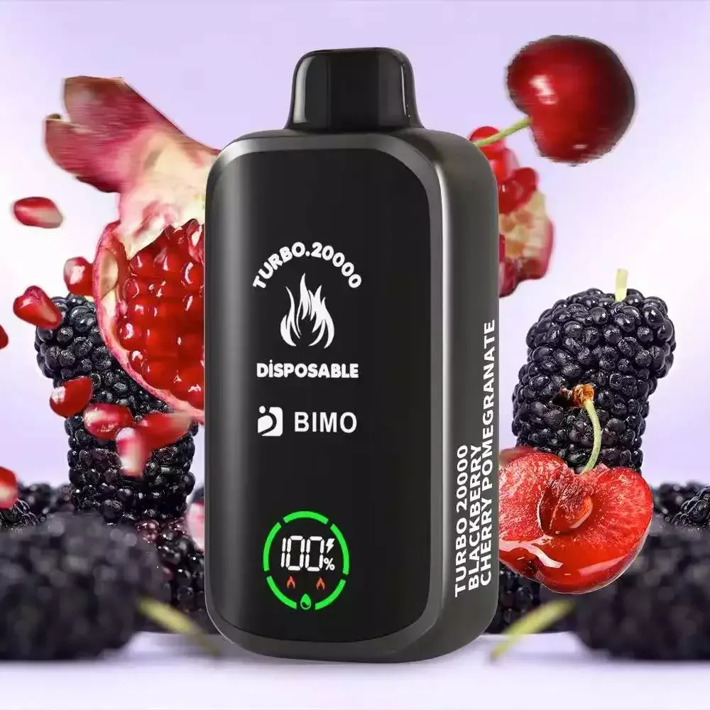 BIMO Turbo 20000 Puffs Blackberry Cherry Pomegranate disposable vape Australia