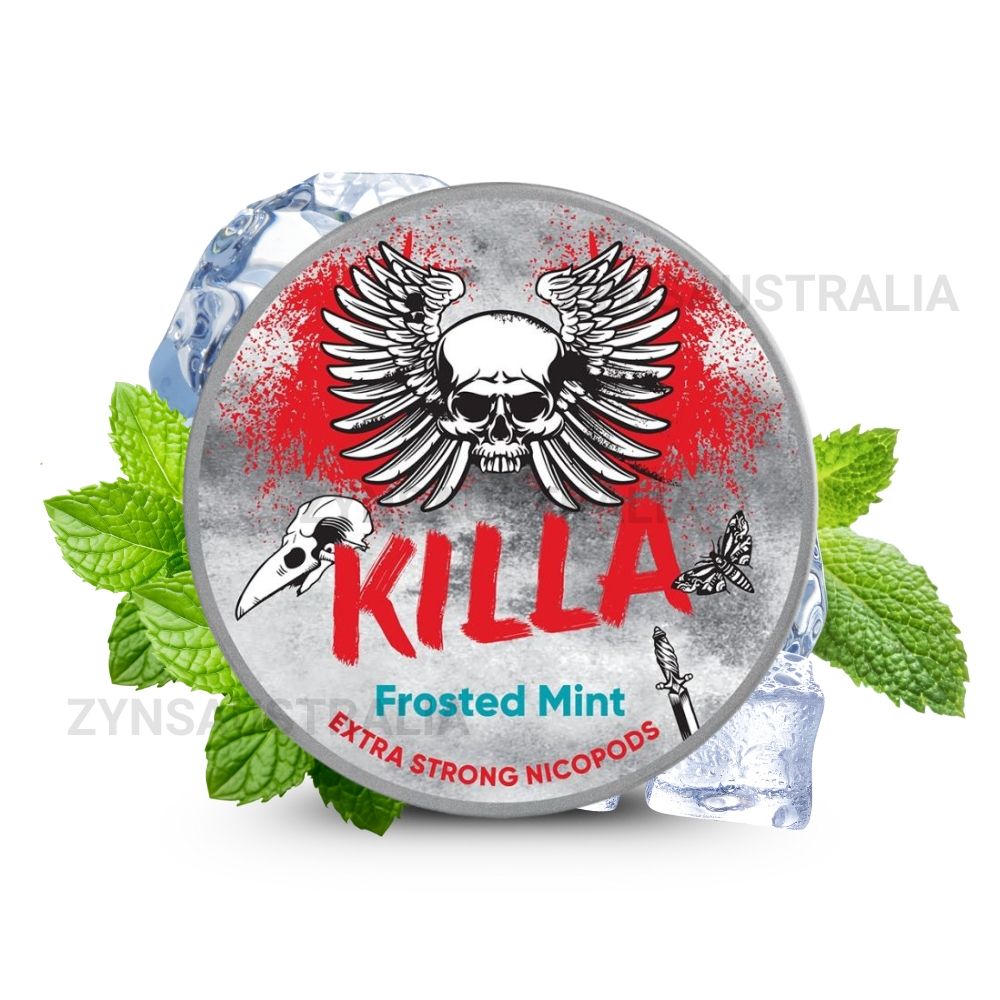 KILLA Nicotine Pouches Frosted Mint 12.8mg Australia