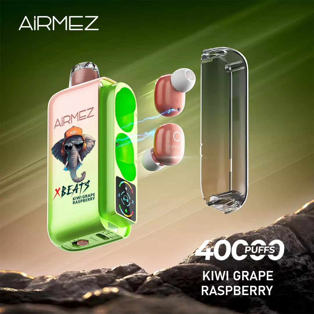 Airmez Xbeats 40000 Puffs - Kiwi Grape Raspberry disposable vape Australia