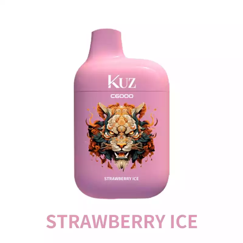 KUZ C6000 PUFFS - STRAWBERRY ICE disposable vape Australia