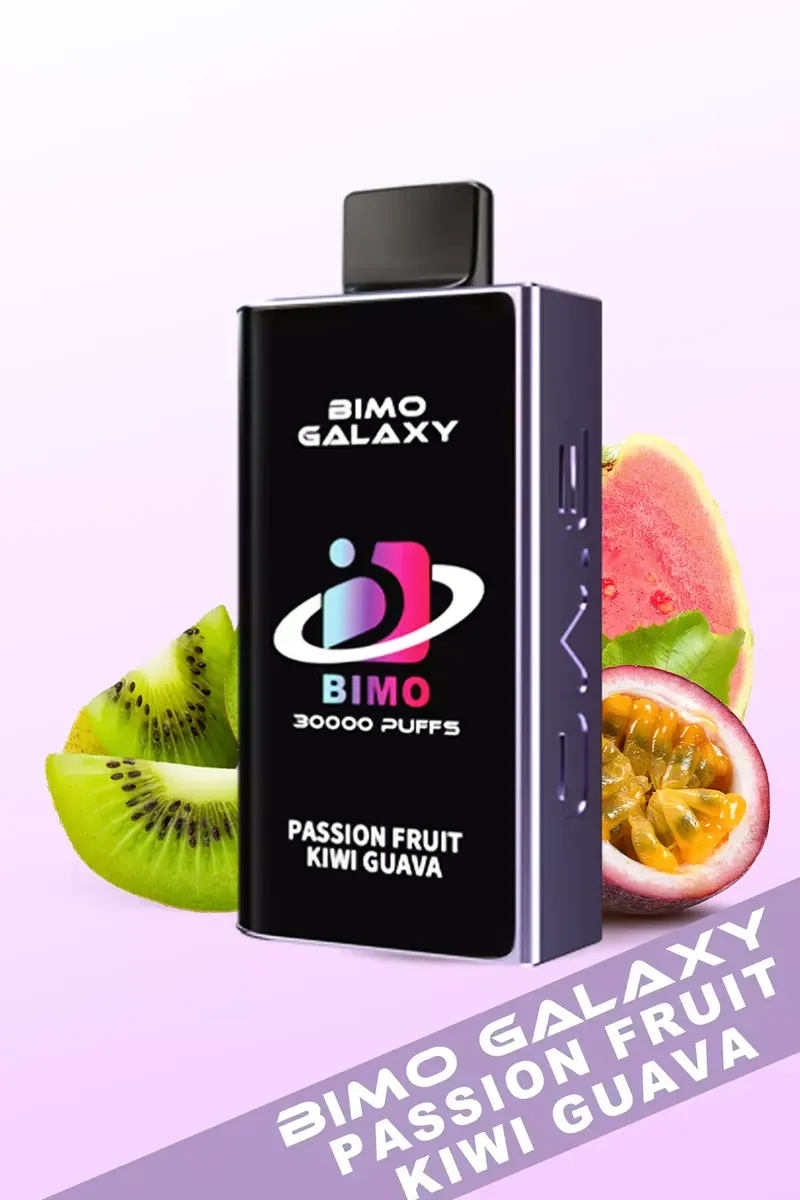 BIMO Galaxy 30000 Puffs - Passion Fruit Kiwi Guava disposable vape Australia