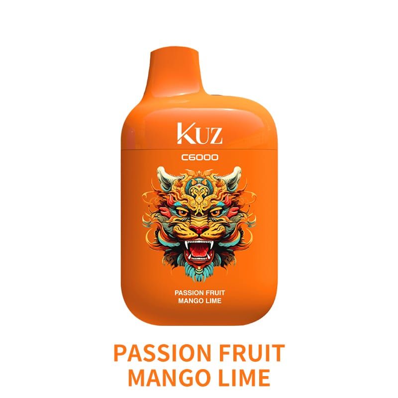 KUZ C6000 PUFFS - PASSION FRUIT MANGO LIME disposable vape Australia