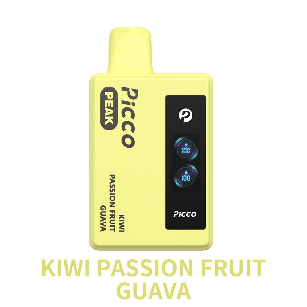 Picco Peak 6000 - Kiwi Passion Fruit Guava Puffs disposable vape Australia
