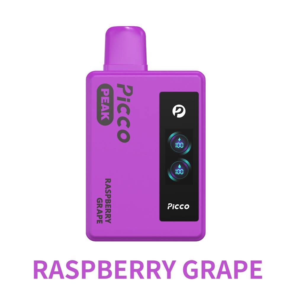 Picco Peak 6000 - Raspberry Grape Puffs disposable vape Australia