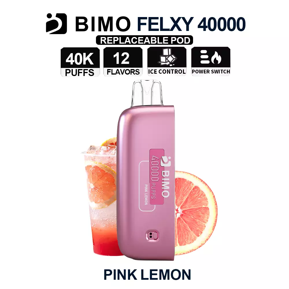 BIMO Felxy 40000 Pod - Pink Lemonade Puffs Australia