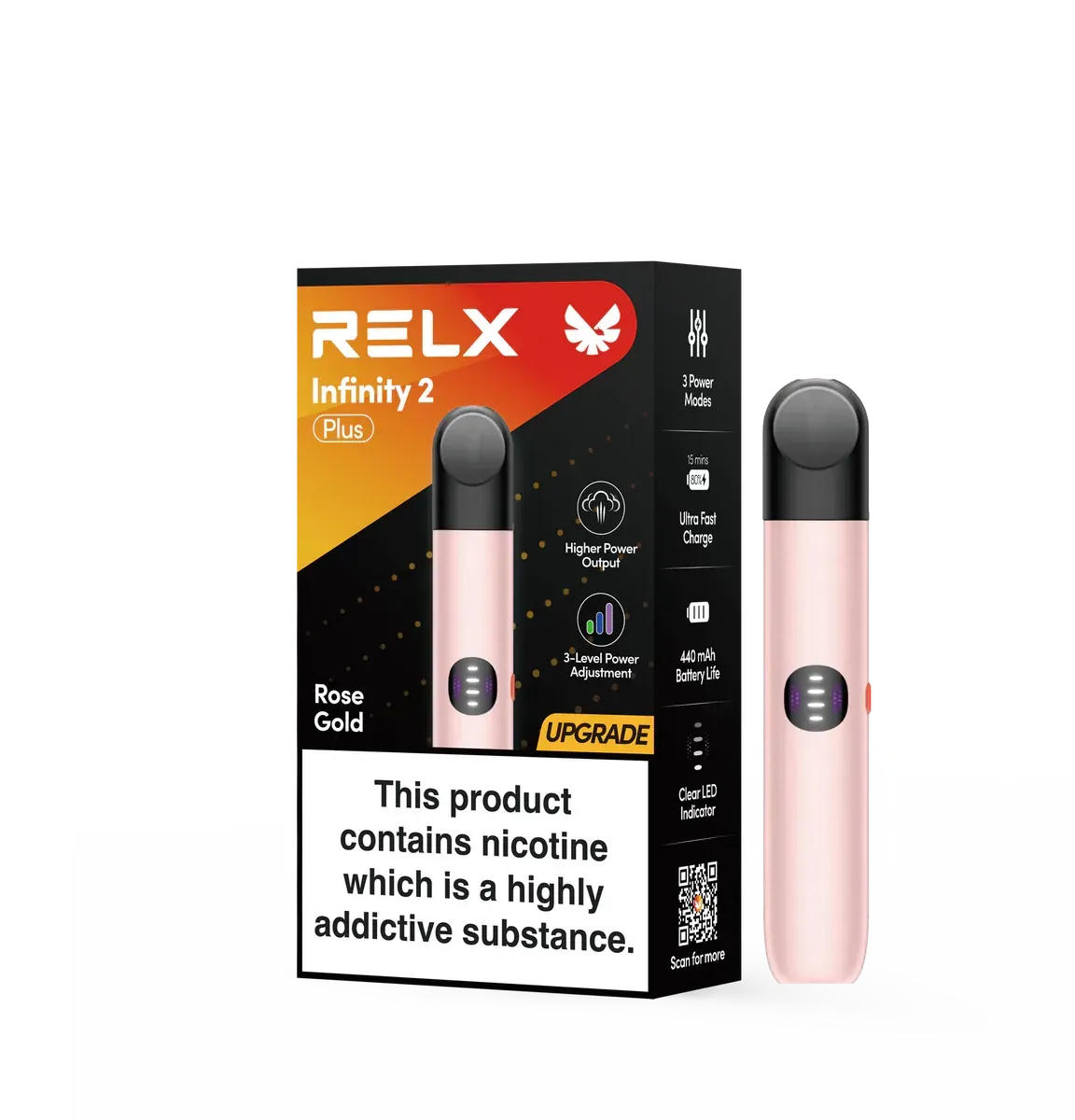 RELX Infinity 2 Plus Device - Rose Gold Australia