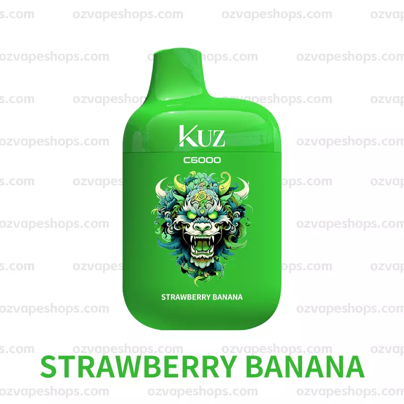 KUZ C6000 PUFFS - STRAWBERRY BANANA disposable vape Australia