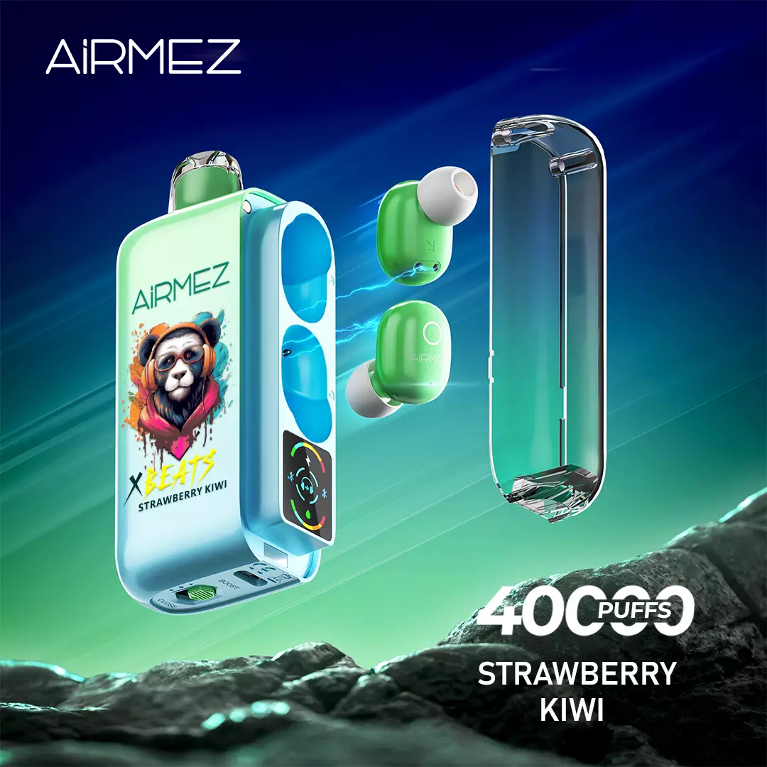 Airmez Xbeats 40000 Puffs - Strawberry Kiwi disposable vape Australia