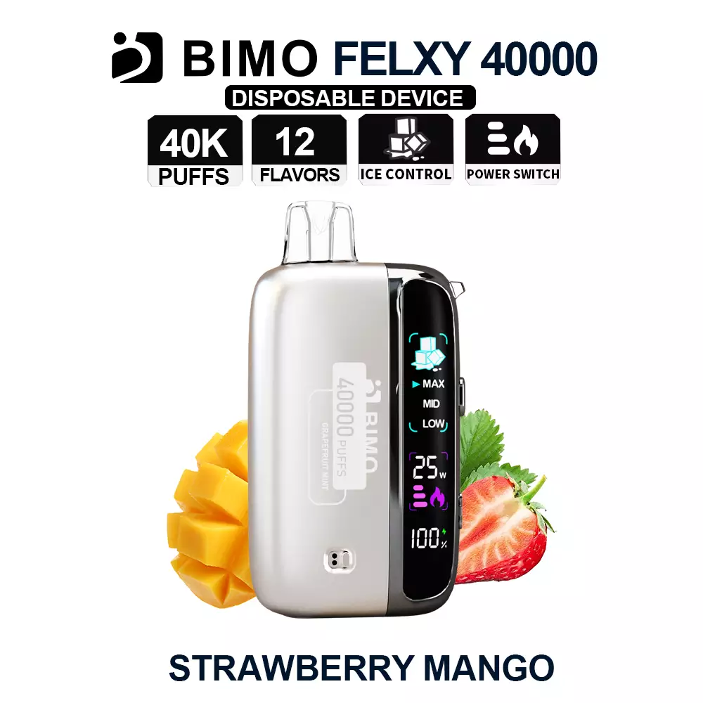 BIMO Felxy 40000 Kit - Strawberry Mango Puffs Australia