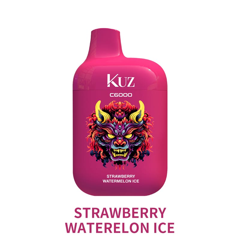 KUZ C6000 PUFFS - STRAWBERRY WATERELON ICE disposable vape Australia