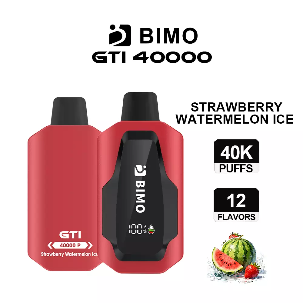 BIMO GTI 40000 Puffs - Strawberry Watermelon Ice disposable vape Australia