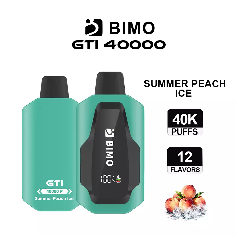 BIMO GTI 40000 Puffs - Summer Peach Ice disposable vape Australia